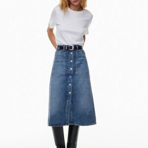 Citizens Of Humanity Anouk Denim Midi Skirt
